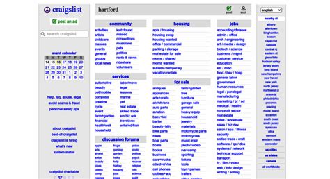 Craigslist ct hartford ct - craigslist provides local classifieds and forums for jobs, housing, for sale, services, local community, and events